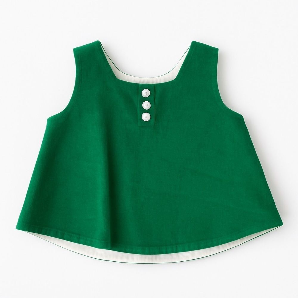 Toddle Tyke Green Velvet Jumper Top